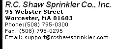 R.C. Shaw Sprinkler Co., Inc.